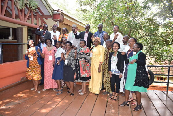 participants pose for the camera